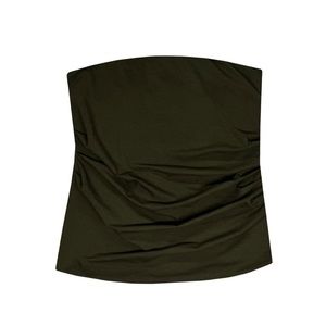 THEORY Women's Draped Tube Strapless Top